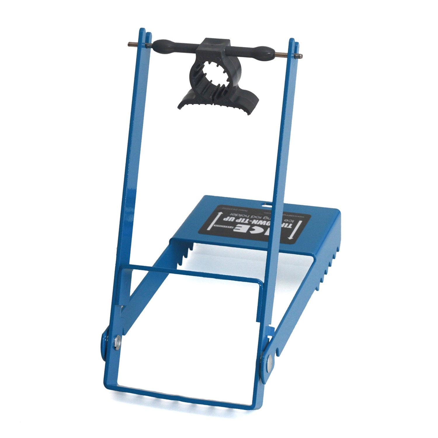 ice fishing tip up rod holder Bullnose Original Blue Tip Down-Tip Up