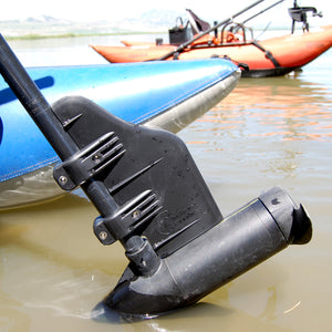 rudder for pontoon boats