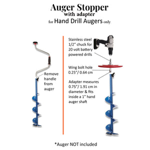 Ice Fishing Auger Stoppers  Bullnose Products – Bullnose Products