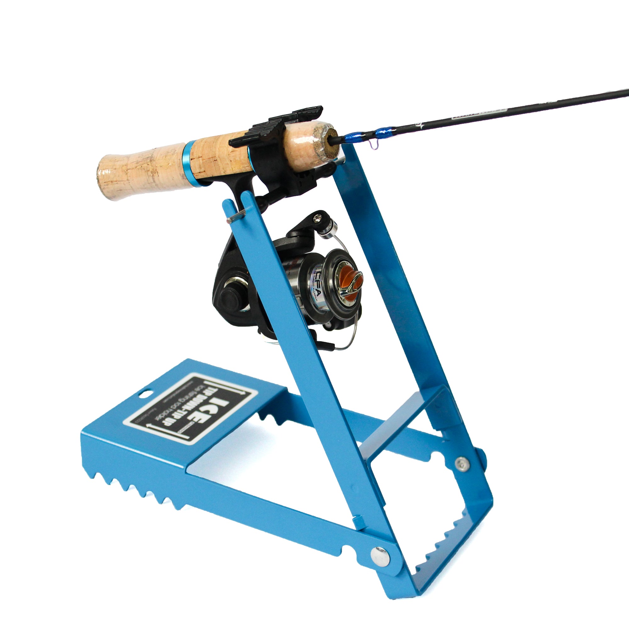 rod holder tip ups for ice fishing Bullnose Original Blue Tip Down-Tip Up